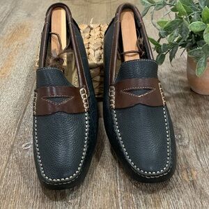 Elegant Black and Brown Men's Loafers